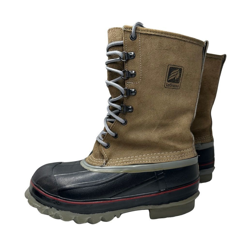 LaCrosse Vintage Fiberglass Shank Snow Boots Size 7